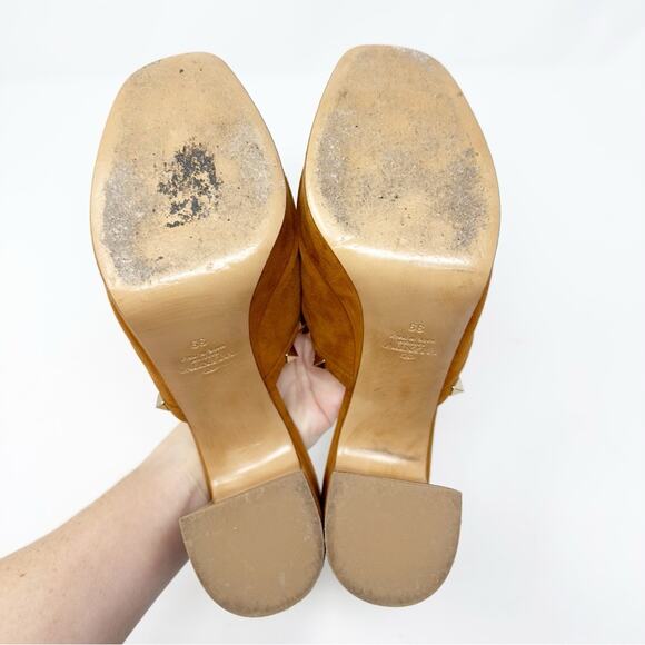 Valentino Rockstud Platform Mule Sandals Slides - Picture 10 of 13